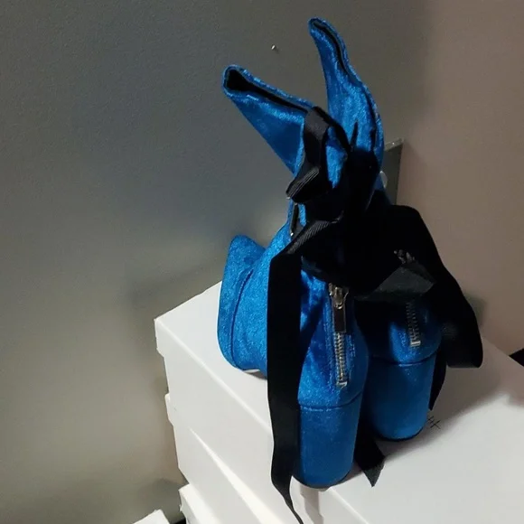 Sz 37.5 NIB $595 Clergerie x Self-Portrait velvet boots